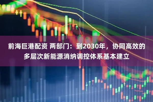 前海巨港配资 两部门：到2030年，协同高效的多层次新能源消纳调控体系基本建立